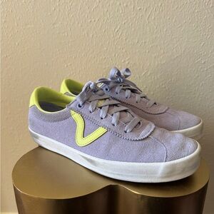 Vans sneakers - Women’s - Purple and Lime Green/Yellow
